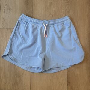 Vineyard Vines Performance Shorts Girl’s Water Color Blue Elastic Drawstring XL